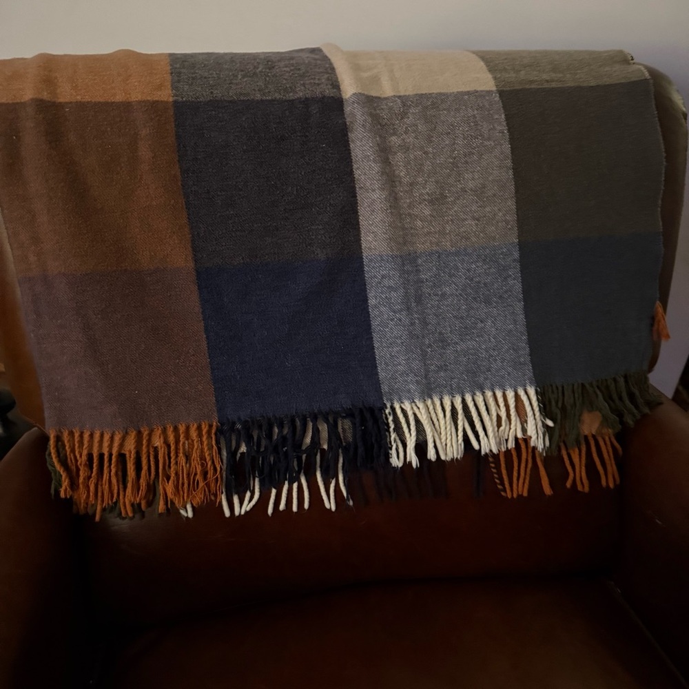 Tessilechiti Cozy Multicolor Plaid Throw‎ Blanket